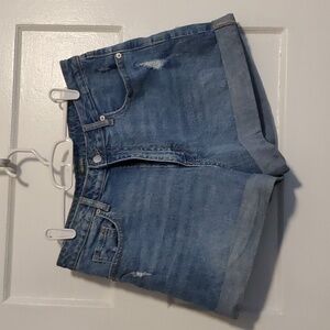 Wild Fable High-Rise Cuffed Denim Shorts